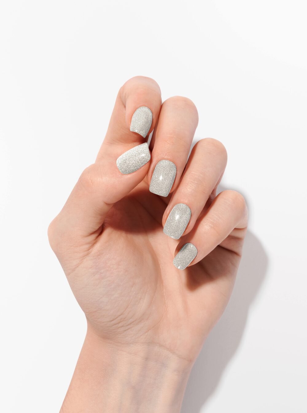 Nagelfolien – Glitzerweiß