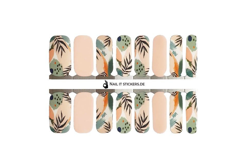 Nagelfolien – Exotische Blätter – Bild 2